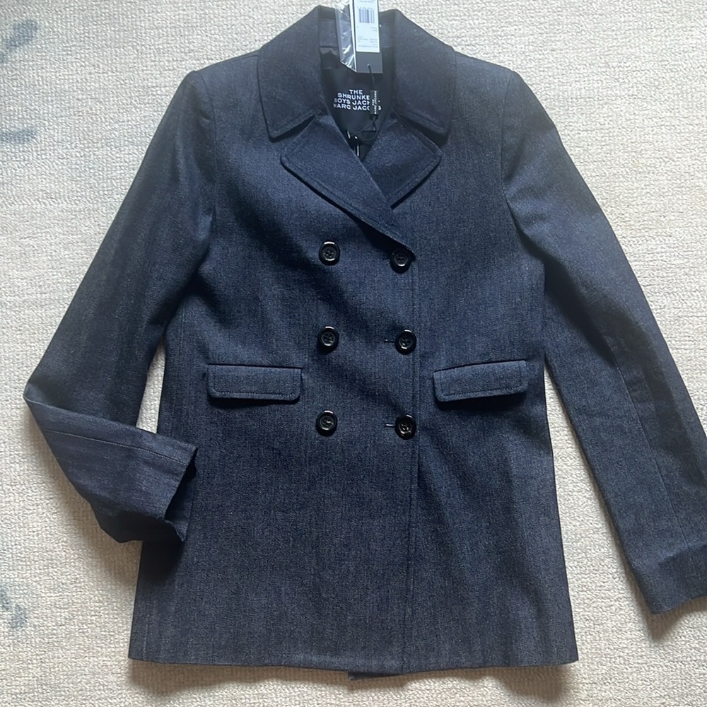 Marc Jacobs Shrunken Boys Jacket in Indigo Denim ‼️deal‼️reg price $495